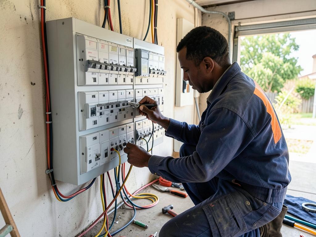 Electrical work by MIP Pinnacle Projects